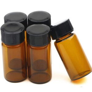 Half-Dram-Glass-Vial-( 3Ml )-Amber-color-pack-of-100-pieces