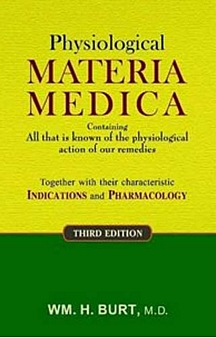 Physiological Materia Medica By W H BURT