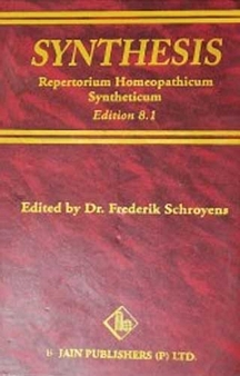 Synthesis Repertorium Homeopathicum Syntheticum (Edition-8.1) By FREDERIK SCHROYENS
