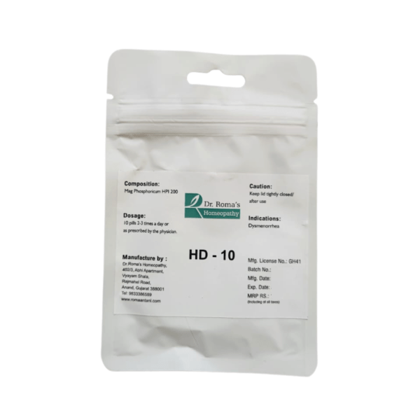 HD-10 Dysmenorrhoea, 2 Bottles of 2 Dram